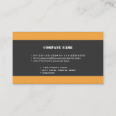 cool, elegant eenvoudig visitekaartje (Achterkant)