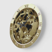 Cool Elegant en aantrekkelijk kloktandwielbedrukt Grote Klok (Hoek)