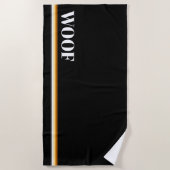 Cool Elegant Gay Beren Pride Flag Wof Strandlaken (Voorkant)