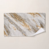 Cool Elegant Gold Glitter Touch Bad Handdoek (Handdoek)