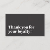 Cool Elegant Grijs Pastel Circle Bold Salon Klantenkaartje (Voorkant)