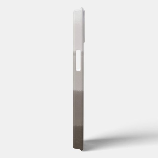 Cool Elegant Monogrammed Initialen Davy Grey Ombre Case-Mate iPhone Case (Achterkant / Rechts)