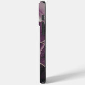 Cool Elegant Paarse Marmer Case-Mate iPhone Case (Achterkant / Links)