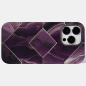 Cool Elegant Paarse Marmer Case-Mate iPhone Case (Achterkant (horizontaal))