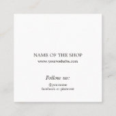 Cool Elegant Vetgedrukte Zalm Bedankt Card Coupon (Achterkant)