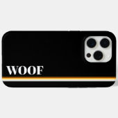Cool Elegante Hommendragers Proudenvlag Woof Case-Mate iPhone Case (Achterkant (horizontaal))