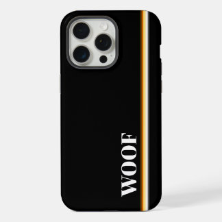 Cool Elegante Hommendragers Proudenvlag Woof iPhone 15 Pro Max Case