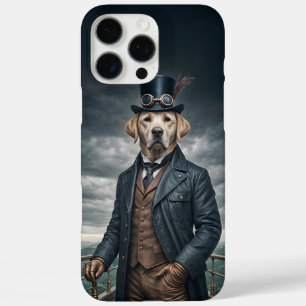 Cool Elegante Victoriaans Steampunk Labrador Dog A iPhone 16 Pro Max Hoesje