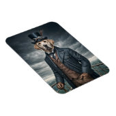 Cool Elegante Victoriaans Steampunk Labrador Dog A Magneet (Rechterzijde)