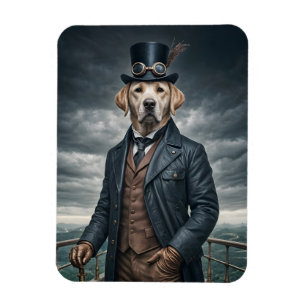 Cool Elegante Victoriaans Steampunk Labrador Dog A Magneet