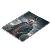 Cool Elegante Victoriaans Steampunk Labrador Dog A Notitieboek (Linkerzijde)