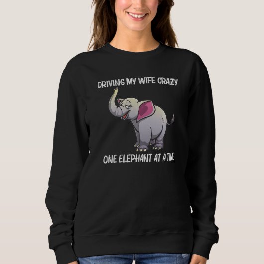 Cool Elephant For Men Dad Indian Elephant Safari A Trui (Voorkant)