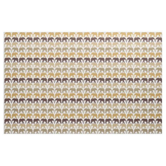 Cool Elephants Pattern Stof (Yard (91,4 cm))