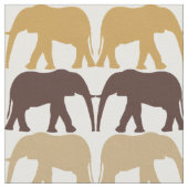 Cool Elephants Pattern Stof (Close Up)