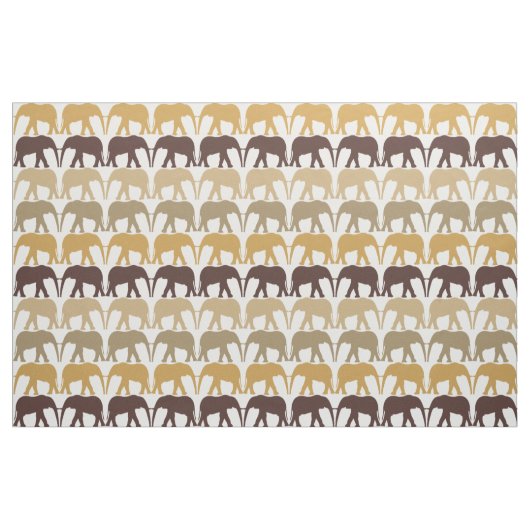 Cool Elephants Pattern Stof (Fat Quarter)