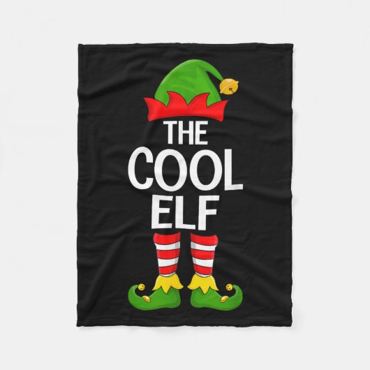 Cool Elf Xmas Matching Family Elf Squad Christmas  Fleece Deken (Voorkant)