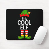 Cool Elf Xmas Matching Family Elf Squad Christmas Muismat (Met muis)