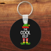 Cool Elf Xmas Matching Family Elf Squad Christmas Sleutelhanger (Voorkant)
