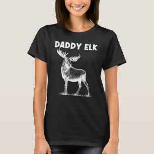 Cool Elk voor mannen Elk der der Hunter Hunter Hun T-shirt