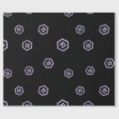 Cool Emermunt Cryptocurrency Sign Patroon Cadeaupapier (Vlak)