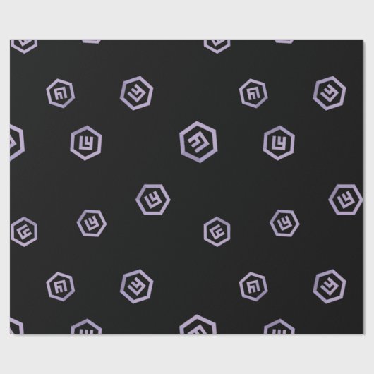 Cool Emermunt Cryptocurrency Sign Patroon Cadeaupapier (Vlak)