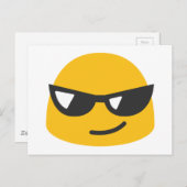 Cool Emoji Briefkaart (Voorkant / Achterkant)