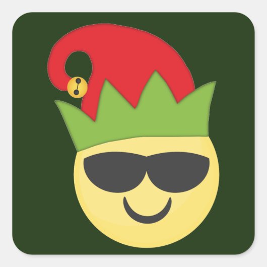 Cool Emoji Elf Stickers (Voorkant)
