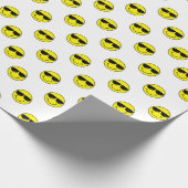 Cool Emoji Face met zonnebril Cadeaupapier (Hoek)