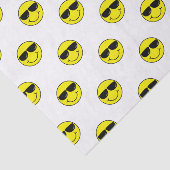 Cool Emoji Face met zonnebril Tissuepapier (Detail)