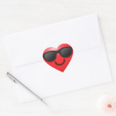 Cool Emoji Heart Hart Sticker (Envelop)