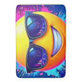 Cool 😎 Emoji Splash Fun Badmat (Voorkant Verticaal)