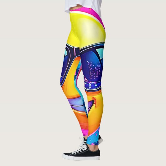 Cool 😎 Emoji Splash Fun Leggings (Links)