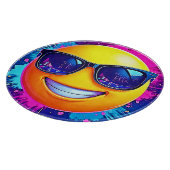 Cool 😎 Emoji Splash Fun Snijplank (Hoek)