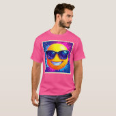 Cool 😎 Emoji Splash Fun T-shirt (Voorkant volledig)