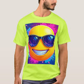 Cool 😎 Emoji Splash Fun T-shirt (Voorkant)