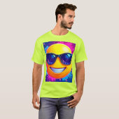 Cool 😎 Emoji Splash Fun T-shirt (Voorkant volledig)