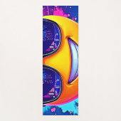 Cool 😎 Emoji Splash Fun Yogamat (Voorkant)