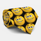 Cool Emoticon Guy Stropdas (Opgerold)