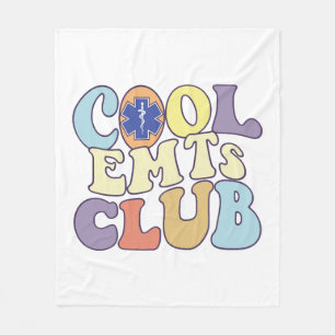 Cool Emts Club Emergency Medisch Technicus Eerst Fleece Deken