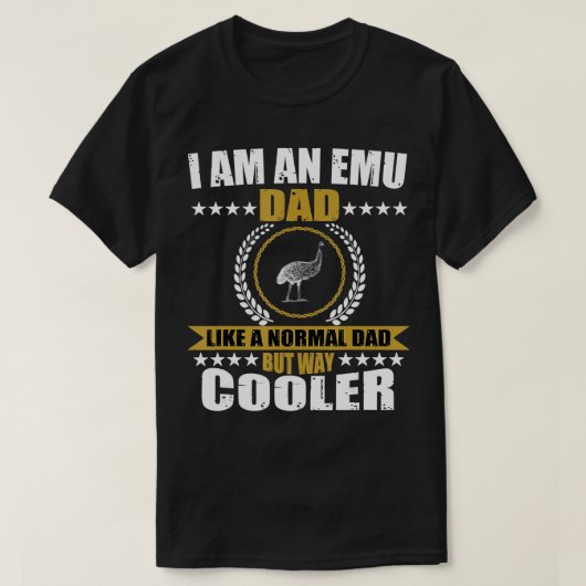 Cool emu Dad Costume Bird Love Emus for tante s T-shirt (Design voorkant)