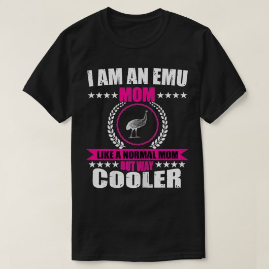 Cool emu Mam Costume Bird Love Emus voor hipster T-shirt (Design voorkant)