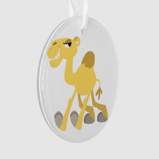 Cool en Cute Cartoon Camel Acryllinair Ornament