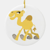 Cool- en Cute Cartoon Camel Ornament (Achterkant)