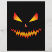 Cool en eng Jack O'Lantern face Halloween Flyer (Voorkant)