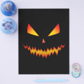 Cool en eng Jack O'Lantern face Halloween Flyer (Enkel)