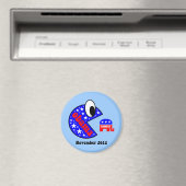 Cool en grappig Obama 2012 Magneet (Insitu (Vaatwasser))