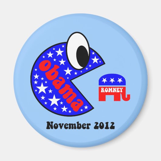 Cool en grappig Obama 2012 Magneet (Voorkant)
