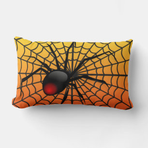 Cool en griezelige 3D spin op web Halloween Kussen