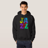 Cool en hip Jazz Hoodie (Voorkant volledig)