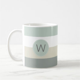 Cool- en kalmeringstrips met monogram koffiemok